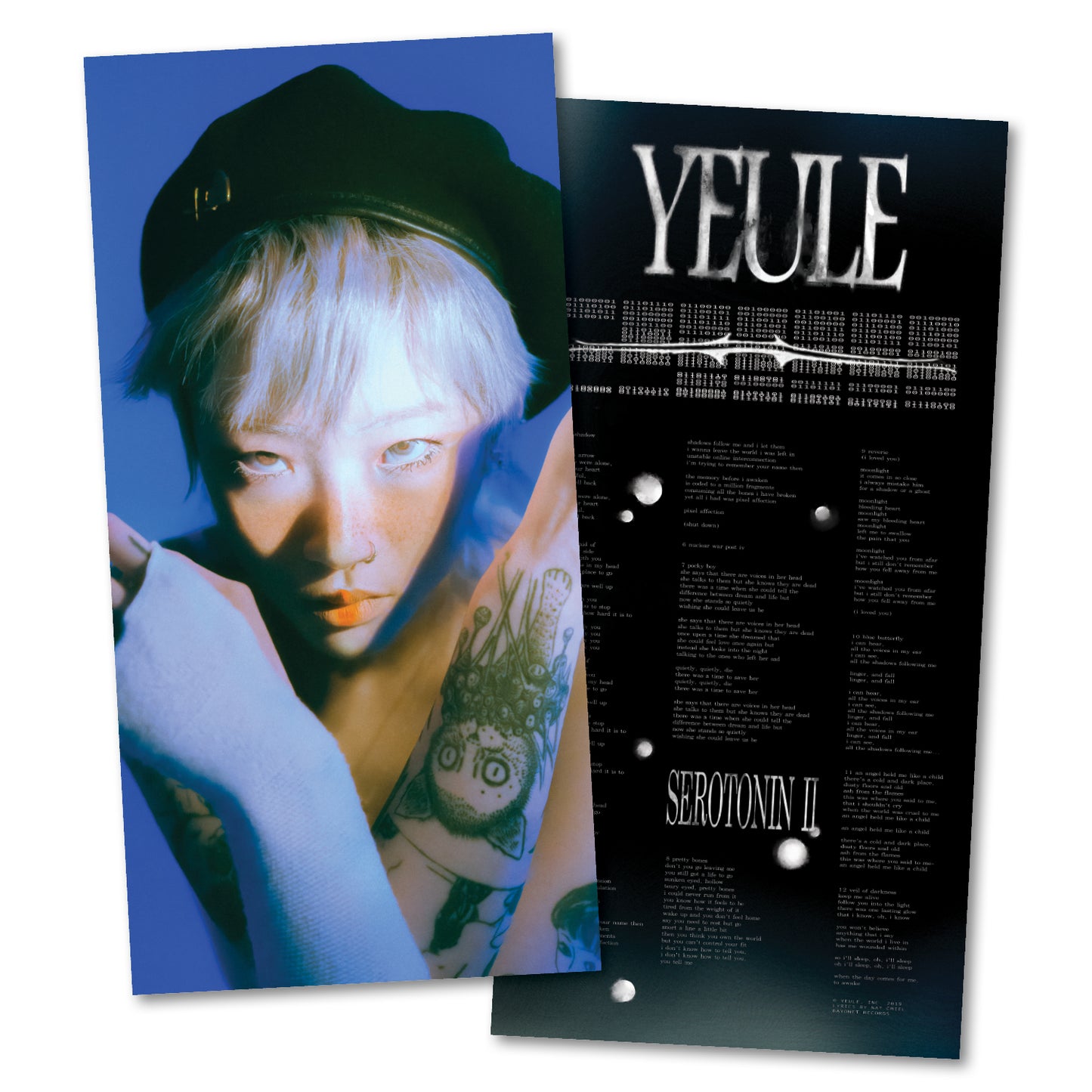 yeule - Serotonin II 5th Anniversary White in Light Black Swirl Vinyl [PRE-ORDER]