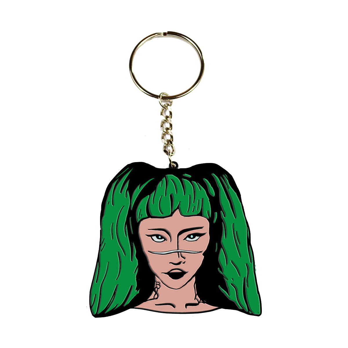 Glitch Princess Keychain